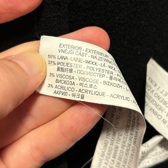 Zara Black Women's Coat - Picture 5 of 6